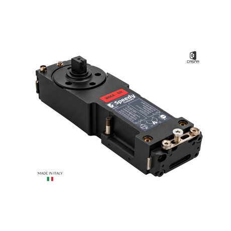 CAS3000R105HIS Red 105 Degree Hold Open Floor Closer with Interchangeable Spindle