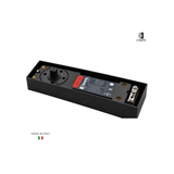 CAS3000R90HFS Red 90 Degree Hold Open Floor Closer with Fixed Spindle