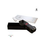 CAS3000R90HIS Red 90 Degree Hold Open Floor Closer with Interchangeable Spindle