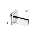 CAS46550 Glass to Glass 4"x4" Patch Fitting Clamp with 1/2" Fin