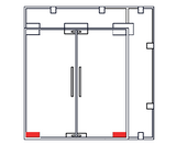 CAS4FR1K FRENUM Hydraulic Bottom Patch Hinge Kit - Hold Open