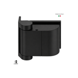 CAS4L81S Latus 80 Round 90 Degree Hold Open Centre Plate Mount Hydraulic Hinge