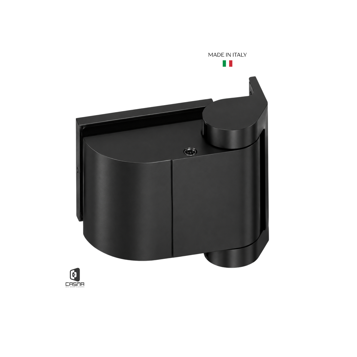 CAS4L8DS Latus 80 Round Centre Plate Mount Free Swinging Hinge