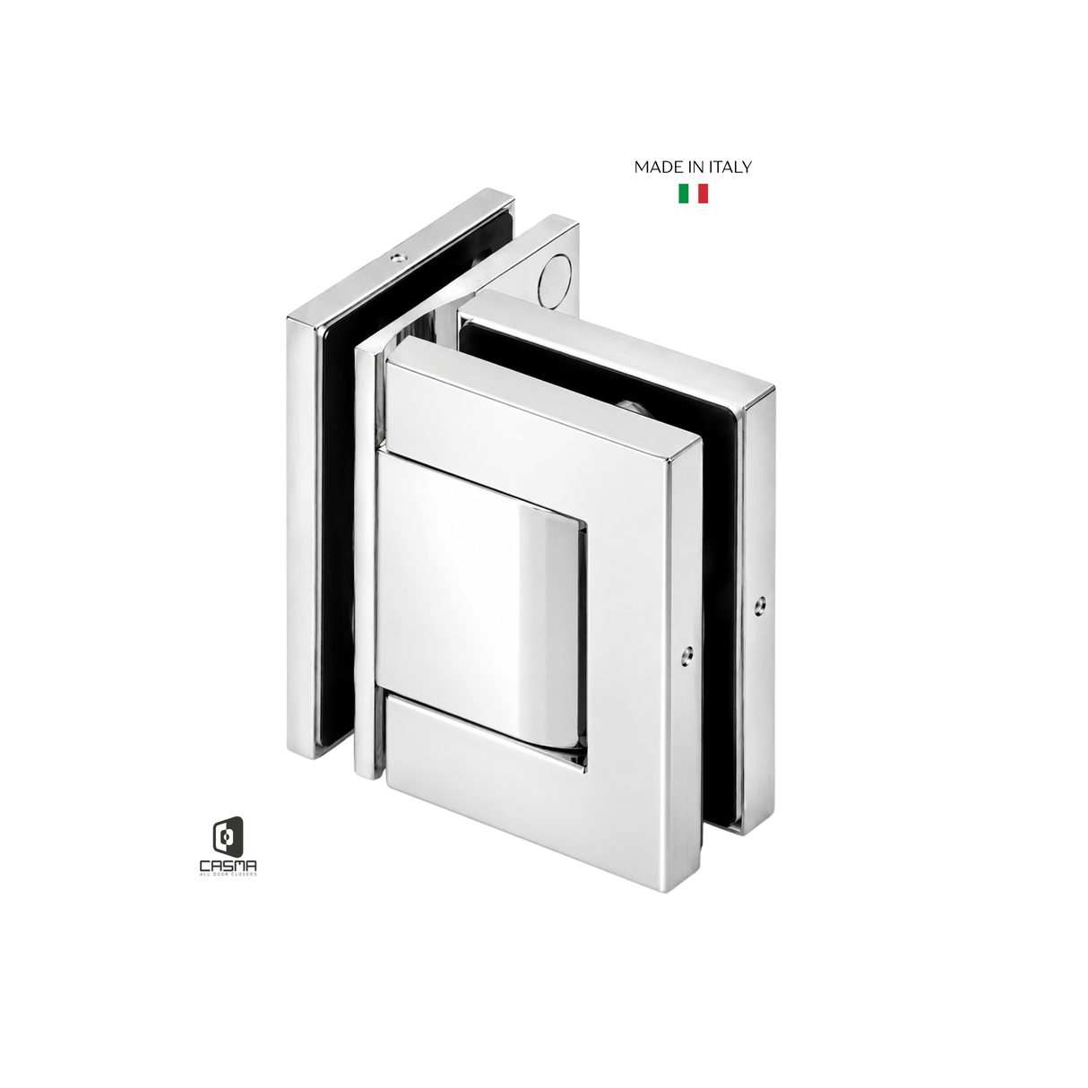 CAS4LA1S Latus Glass to Glass 90 degree Hydraulic Hinge