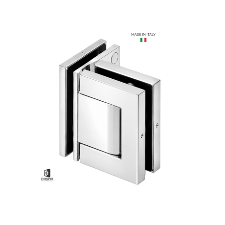 CAS4LA1S Latus Glass to Glass 90 degree Hydraulic Hinge