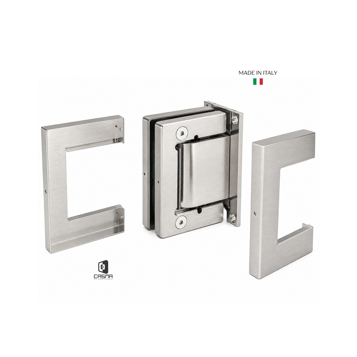 CAS4LC1S Latus Glass to Wall Hydraulic Hinge