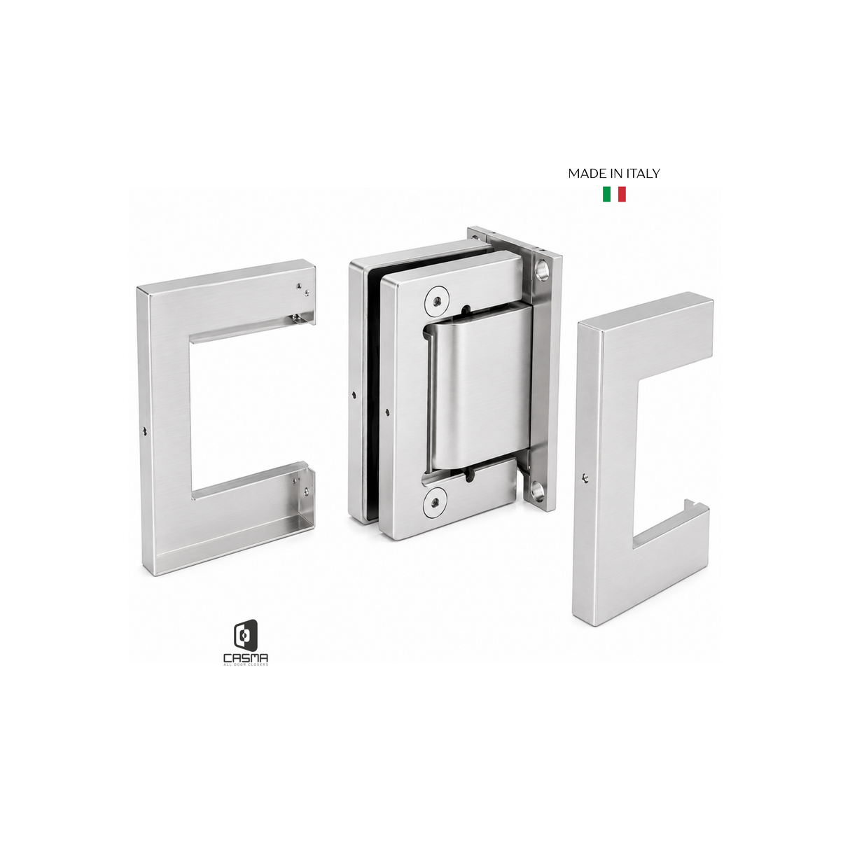 CAS4LC1S Latus Glass to Wall Hydraulic Hinge