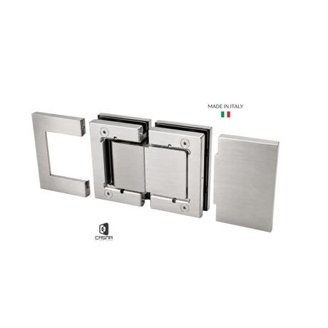 CAS4LV1S Latus Glass to Glass 180 degree Hydraulic Hinge