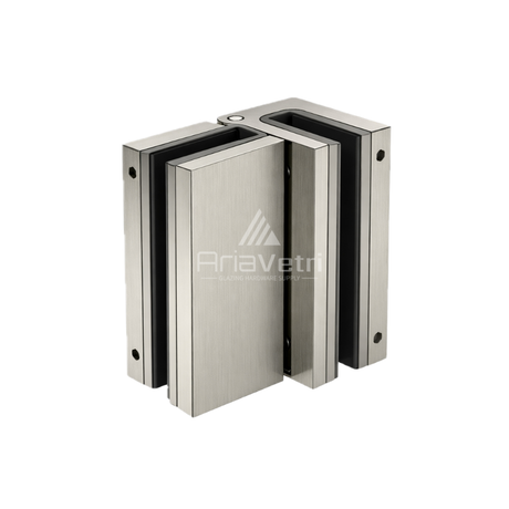 DAL090 Heavy Duty Glass to Glass 90 Dallas Square Hinge