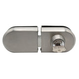 ALD423 Slip on Oval Deadbolt Glass to Glass Lock with Hook Sliding Door