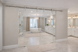ALGGM LAGOON Modern Single Door Glass mount Slider