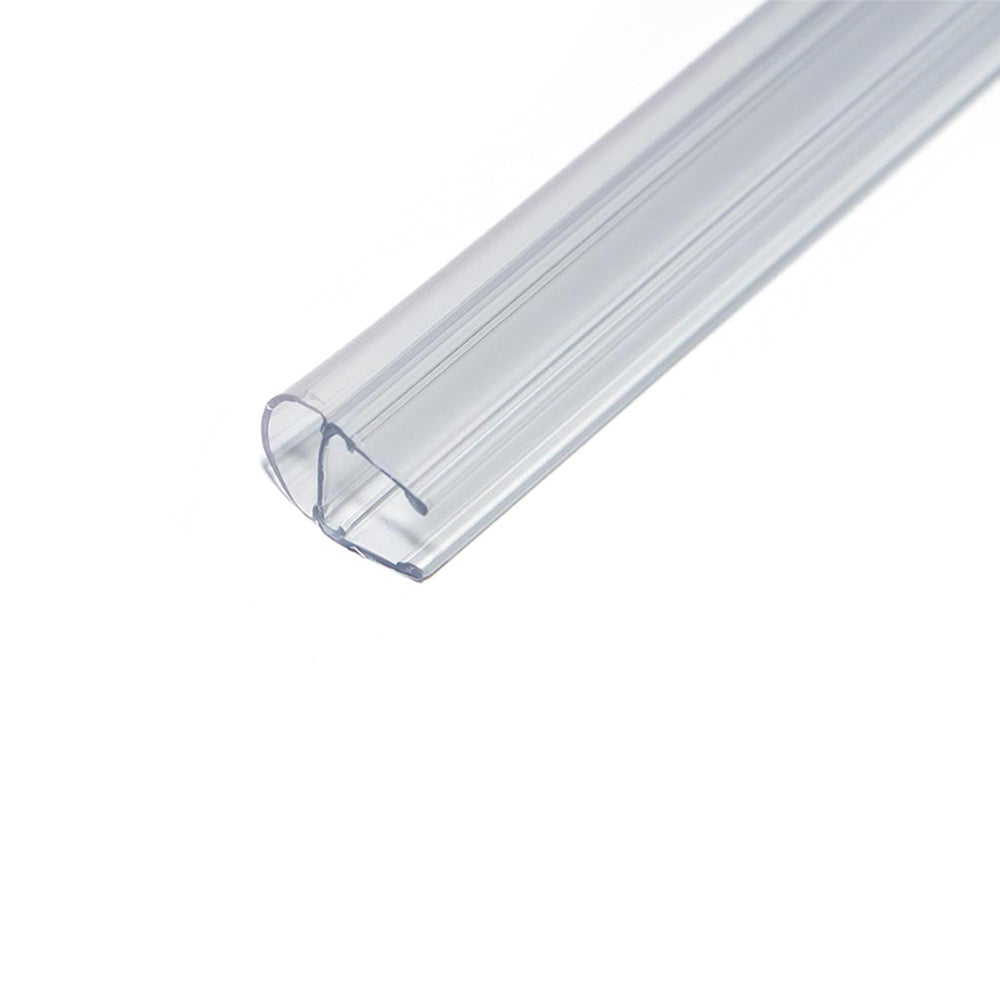 APCRBUBBLE Clear Vinyl Bulb Seal 95" long for 3/8" Glass